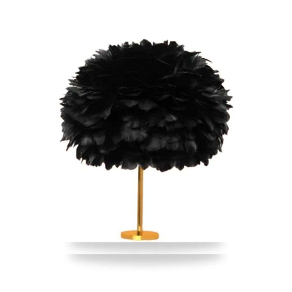 أباجورة طاولة مودرن 40cm 48609 اسود اباجورة موديل 930