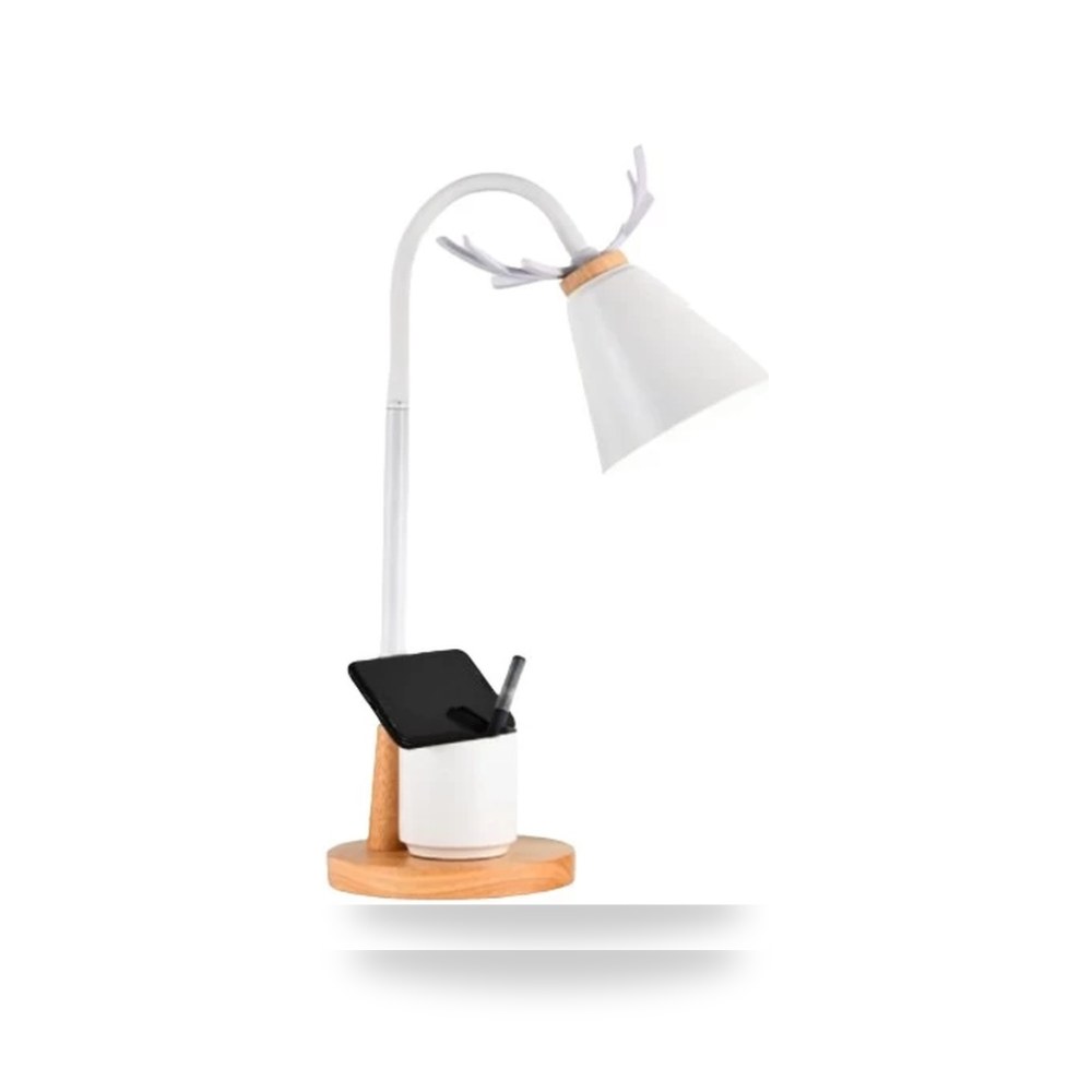 أباجورة طاولة مودرن 65cm 48151 ابيض اباجورة موديل 872