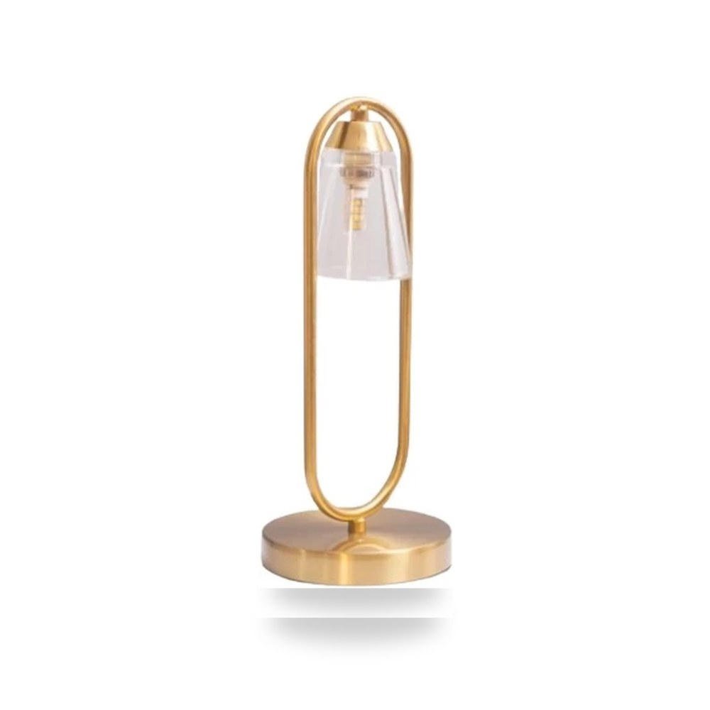 أباجورة طاولة مودرن 31cm 31×10 سم ذهبي موديل 479