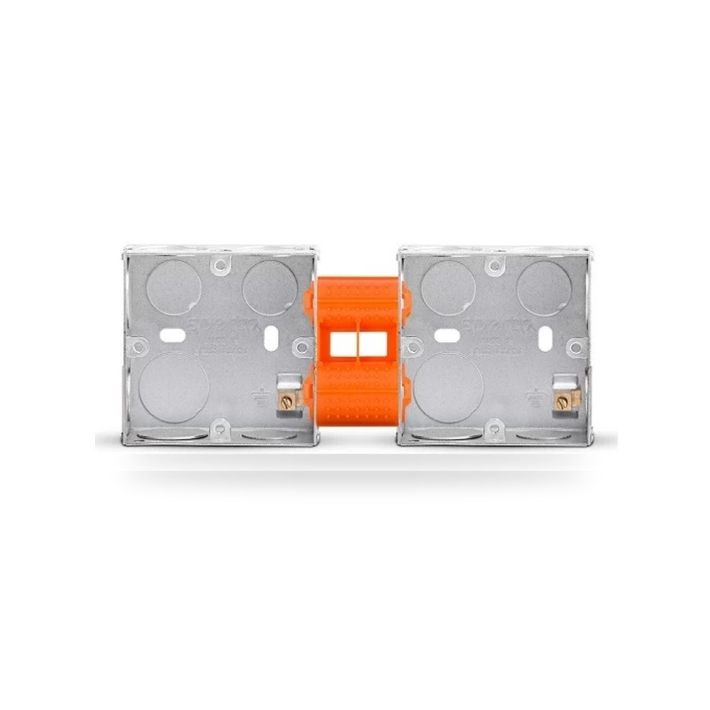 علبة مفاتيح ثنائية صلب Spectra 7×7 سم موديل 813