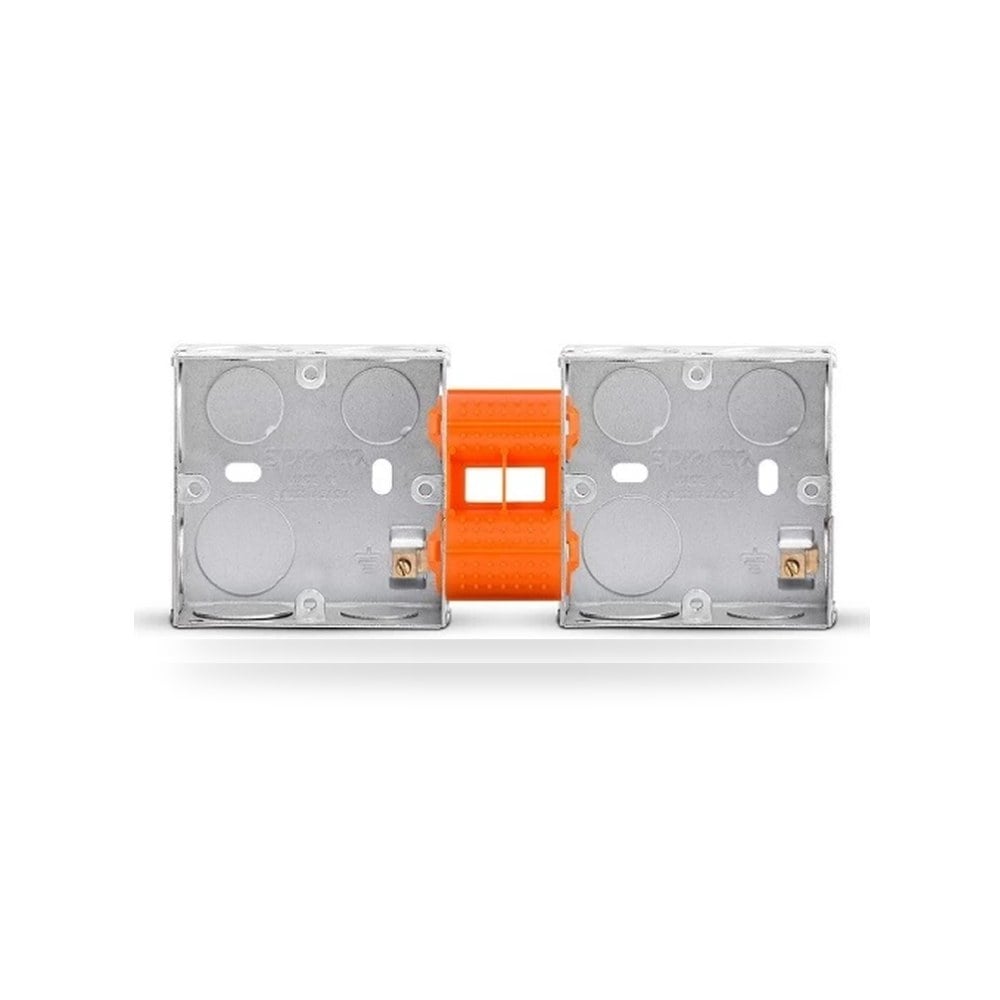 علبة مفاتيح ثنائية صلب مقاس 7×7 سم Spectra موديل 886