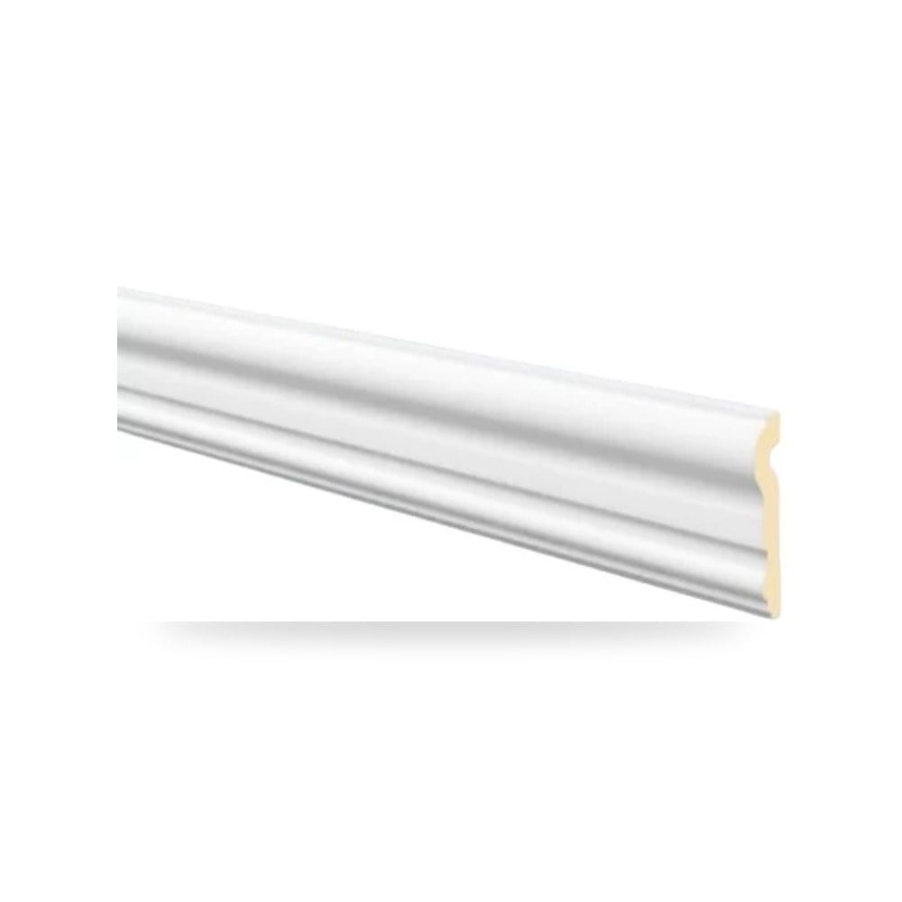 إطار فوم جداري بلجيكي Crown Molding ابيض 10 × 3 × 200 سم ابيض موديل 804
