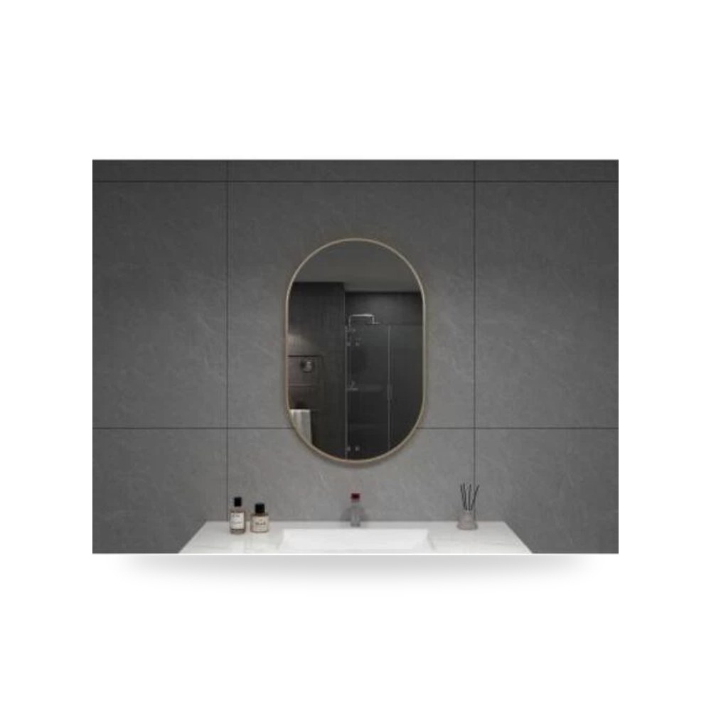 مراءه حمام مع اضاءه ليد باللمس 80 × 60 سم فضي Silver موديل 956