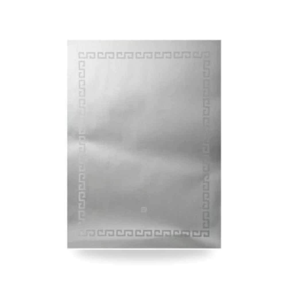 مراءه حمام مع اضاءه ليد باللمس 80 × 60 سم فضي Silver موديل 591