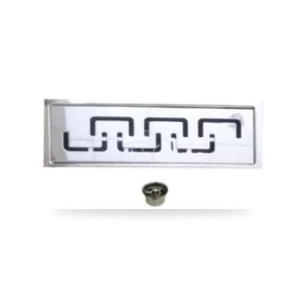 صفاية تصريف مياه 60 × 10 سم كروم N167.504 موديل 107