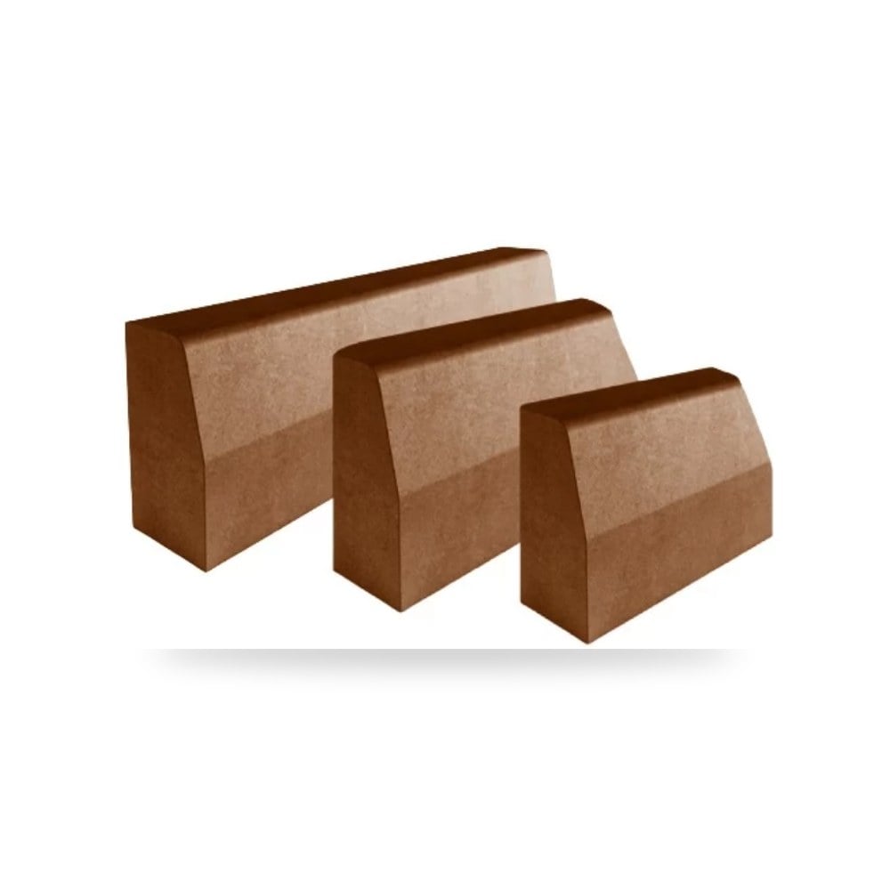 بردورة رصيف خرسانية عالية الإجهاد شركة أوبال Opal مقاس 30 × 12.5 سم لون بني أرضي دافئ