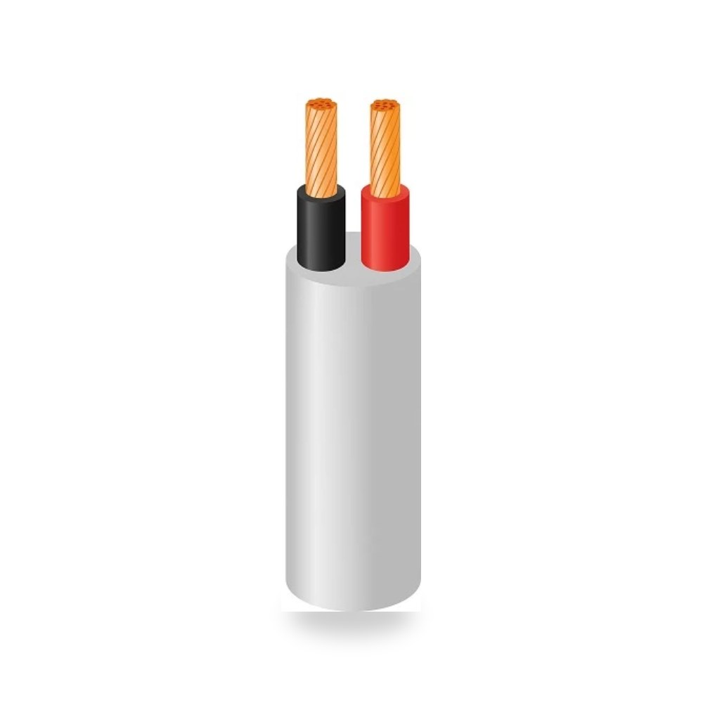 كابل نحاس PVC خطين مجدول 1000 متر شركة الكابلات السعودية (SCC) موديل 857