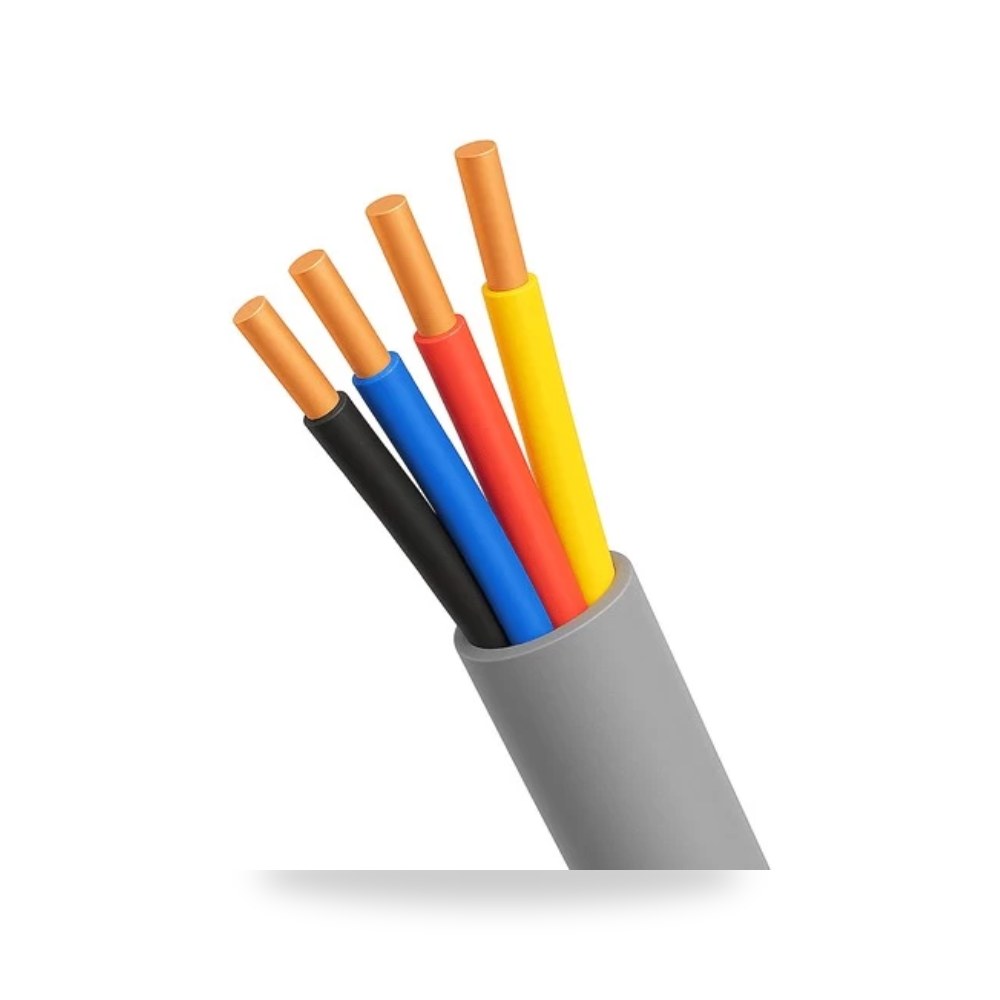 كابل نحاس مصمت 4 خط PVC 1000 متر شركة الكابلات السعودية (SCC) موديل 746