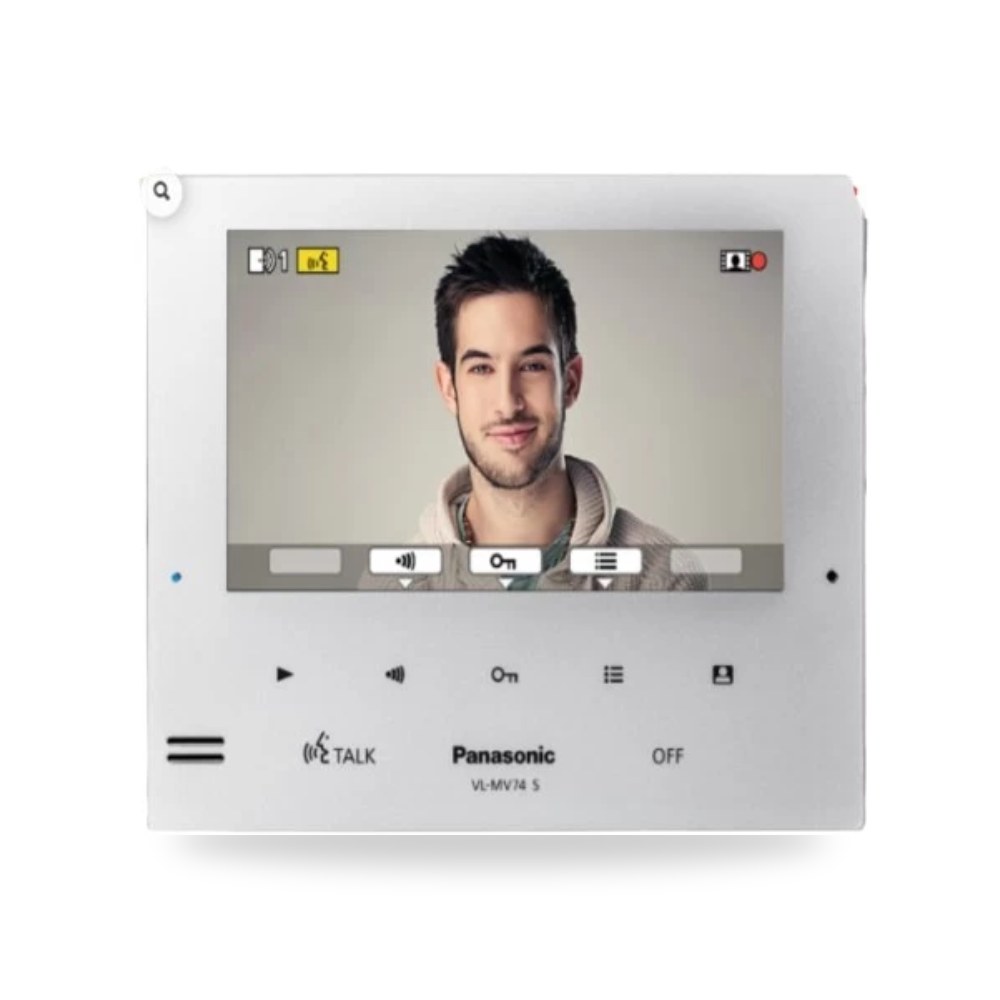 شاشة انتركم مرئي ذكية باناسونيك فضي موديل vl-sv74cx-s-310